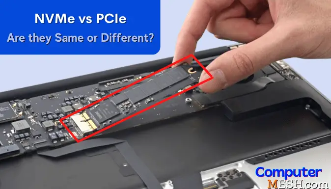 NVMe vs PCIe, are they same term or different thing