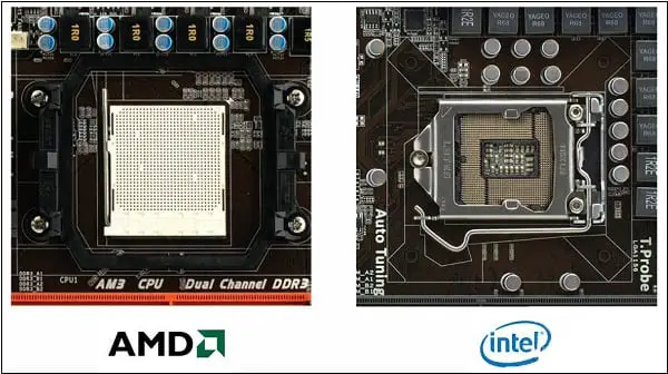 Intel vs AMD CPU Sockets
