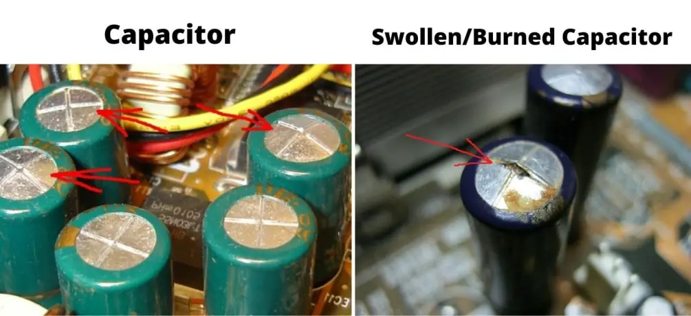 exploded Capacitor