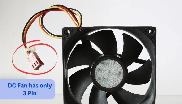 DC fan -  3 pin fan