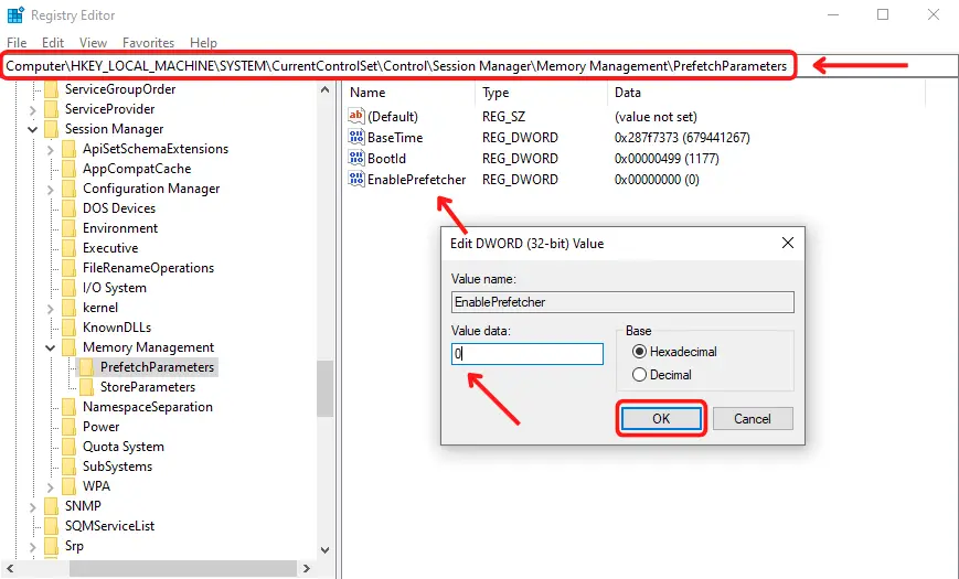 Disable Prefetch to save SSD writes