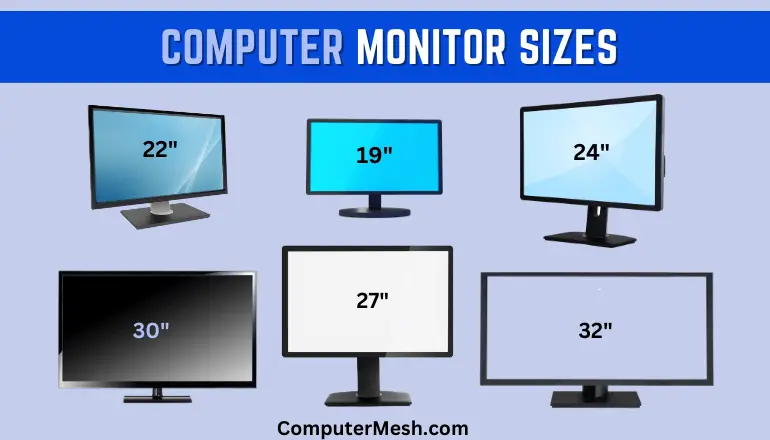An Absolute Guide to Computer Monitor Sizes with Chart.