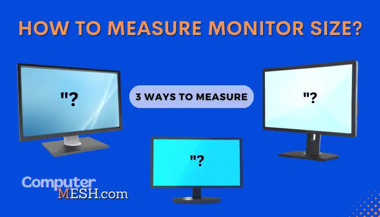 how to measure monitor size