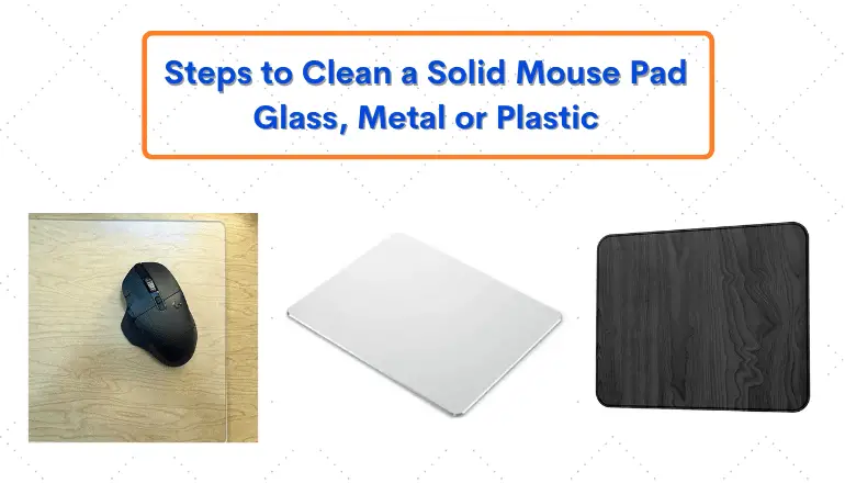 How to Clean Hard mousepad