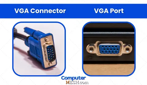 VGA Connector and VGA port image
