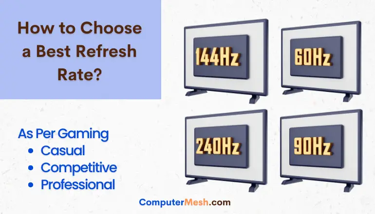 How to Choose a Best Refresh Rate