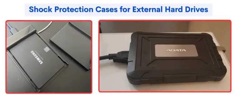 Shock Protection Cases for External Hard Drives