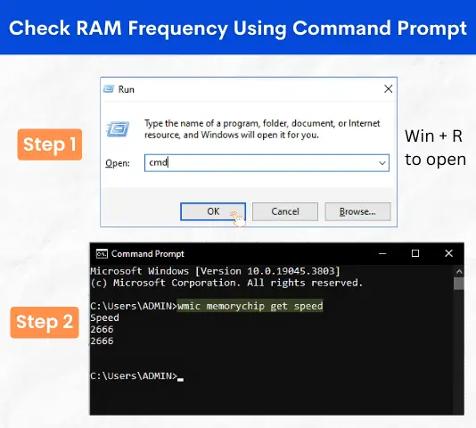 Check RAM Frequency Using Command Prompt